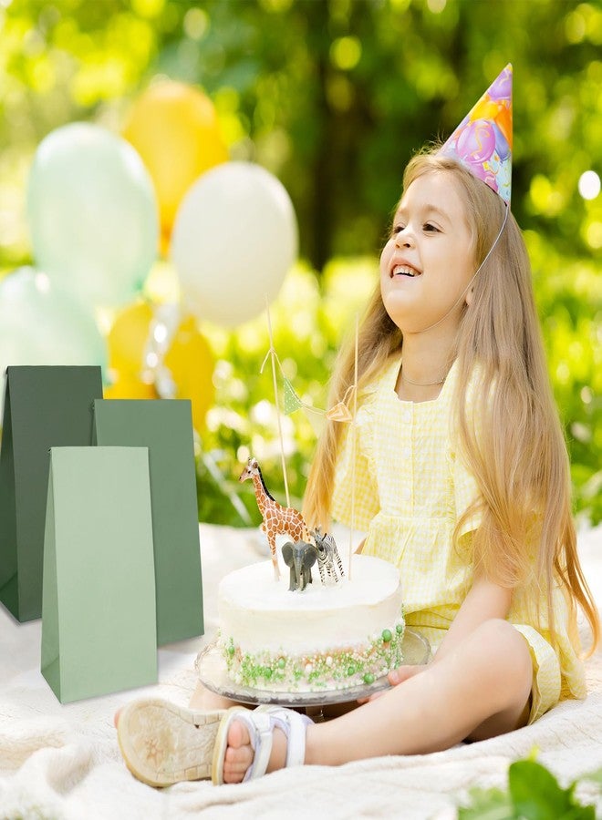 وولاين مجموعة هدايا ورقية من والين، 36 قطعة، لون أخضر فاتح، 3 ألوان متدرجة، أكياس هدايا للحفلات، حقيبة هدايا على شكل بطة محظوظة، مناسبة لحفلات الزفاف، وحفلات استقبال المولود، وأعياد الميلاد، لوازم حفلات البط البري، 5.1 × 3.1 × 9.4 بوصة - Image 5